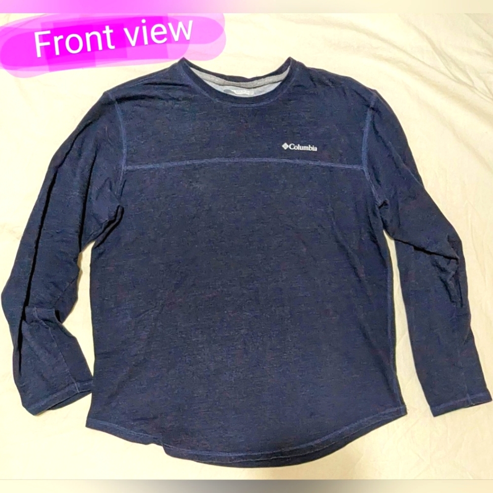 Columbia men's pullover, EUC, size med, navy colour